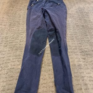 HY Ladies Navy Jodhpurs - 24"/Size 6