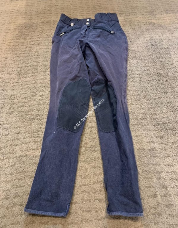 HY Ladies Navy Jodhpurs - 24"/Size 6
