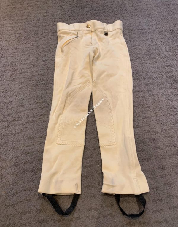 Sheldon Childs Cream Jodhpurs - 20"/Age 4-5yrs