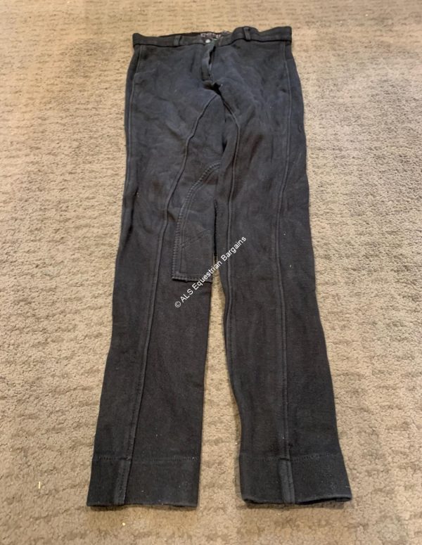 Requisite Ladies Black Jodhpurs - Size 10