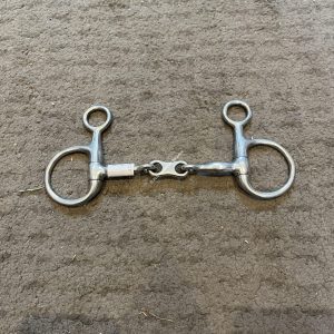 5" French Link Hanging Cheek Snaffle