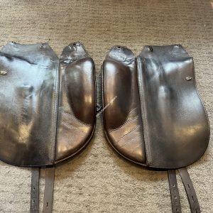 WOW Brown Dressage Saddle Flaps