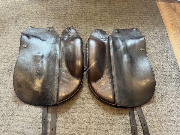WOW Brown Dressage Saddle Flaps